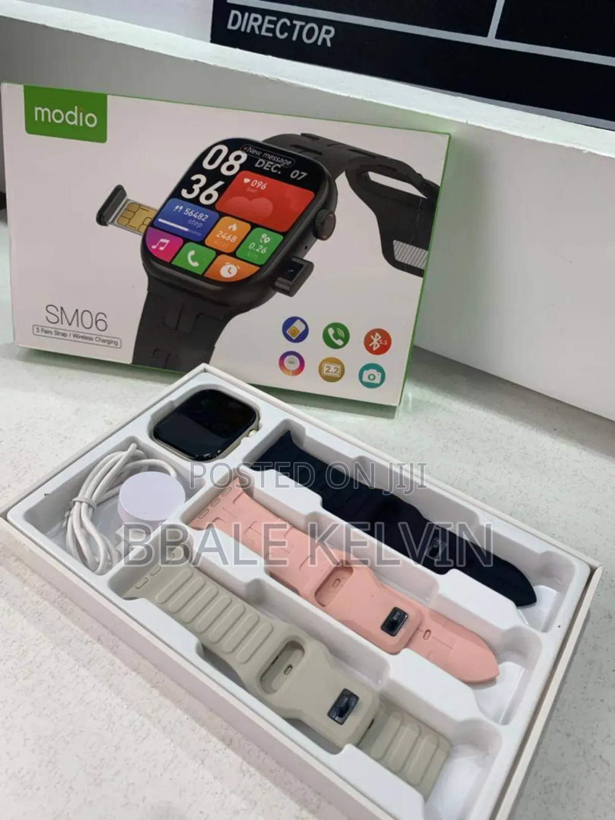 Modio Sm06 Sim Card Smart Watch, 1.53-Inch Super Amoled Display