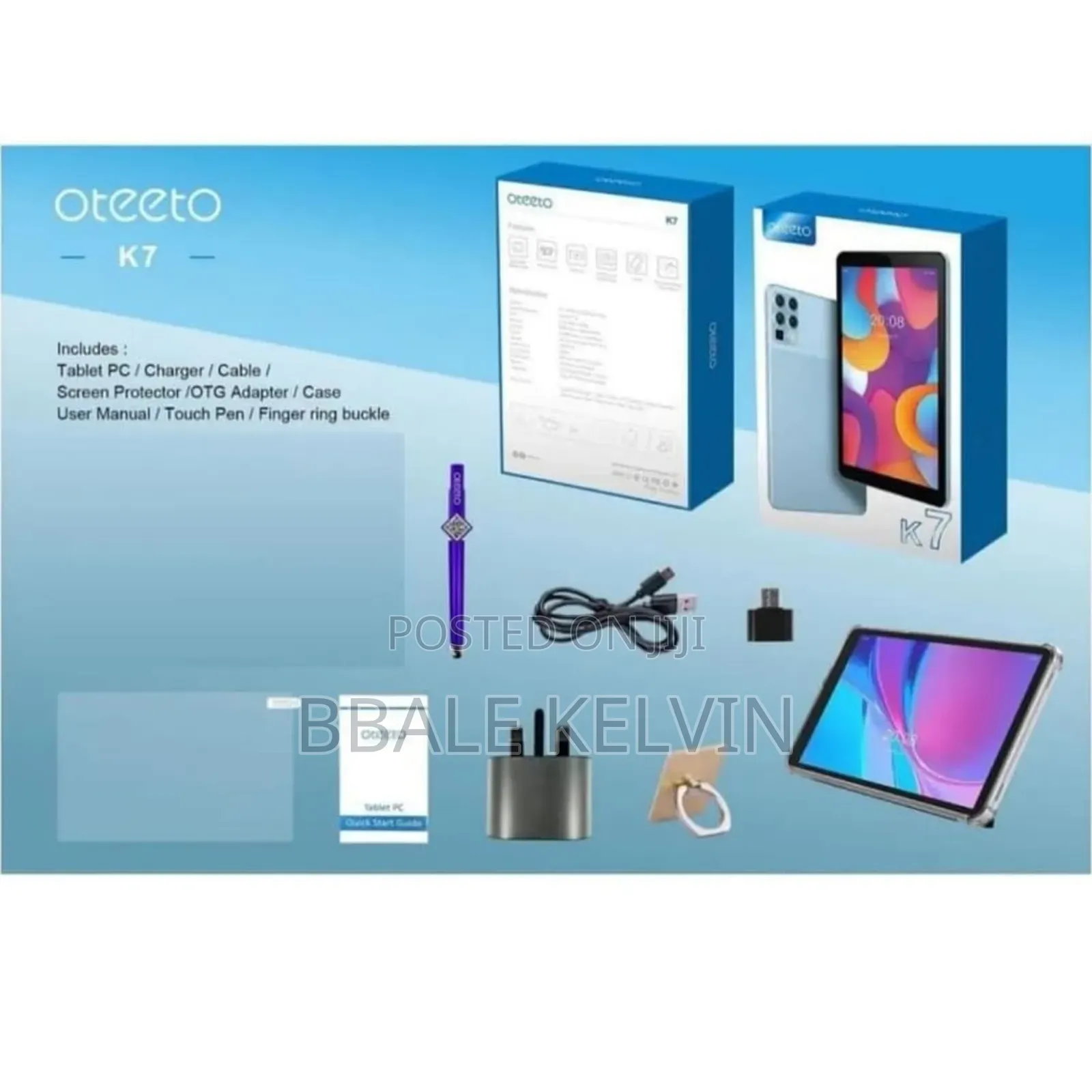 New Oteeto Tab 5 Travel Mate 256 GB Blue