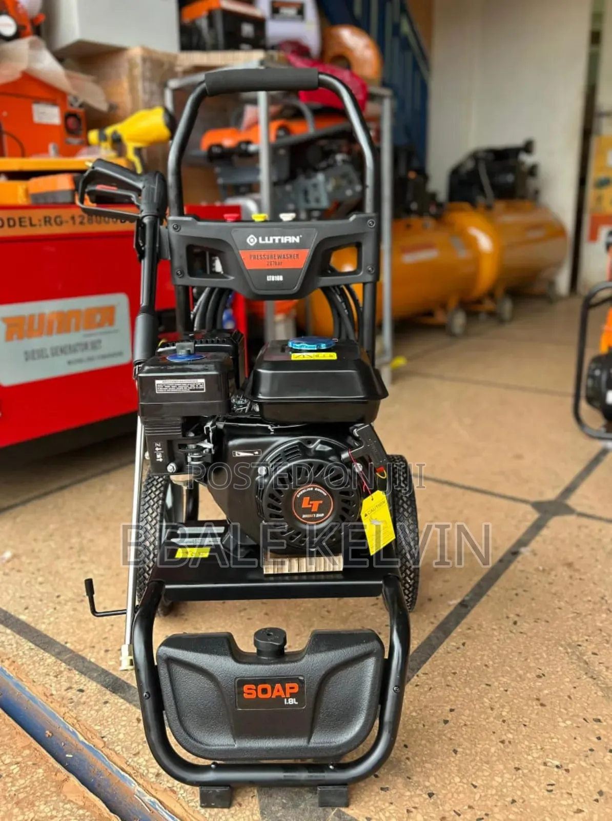 Lutian Petrol Pressure Washer With Soap