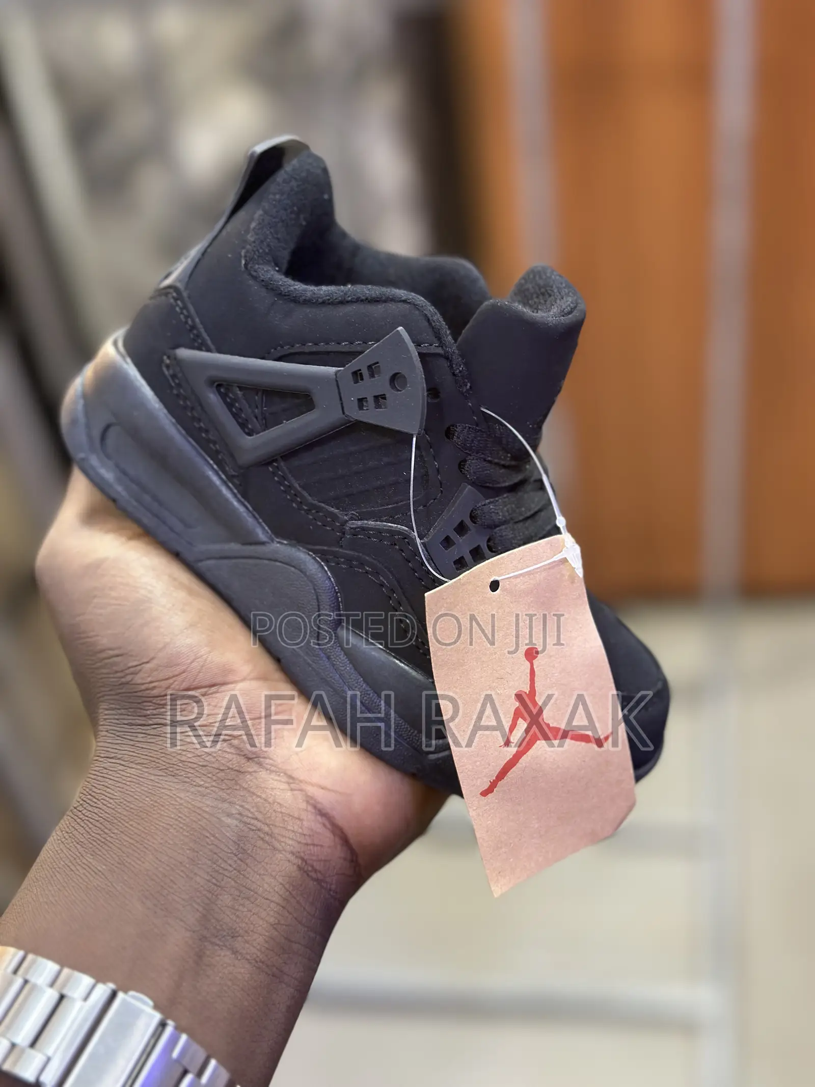 Kid’S Air Jordan 4 Retro “Black Cat” Children’S Sneakers