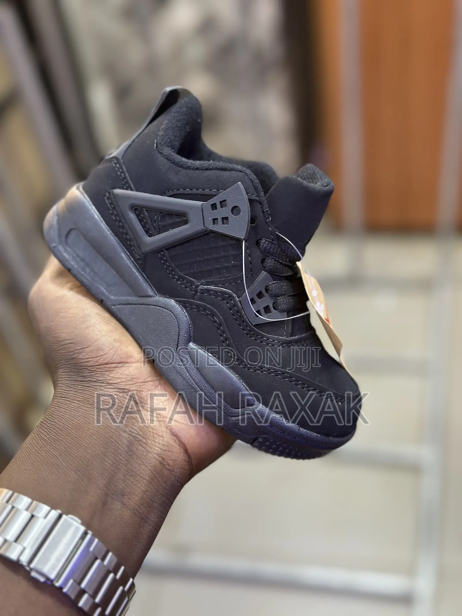 Kid’S Air Jordan 4 Retro “Black Cat” Children’S Sneakers