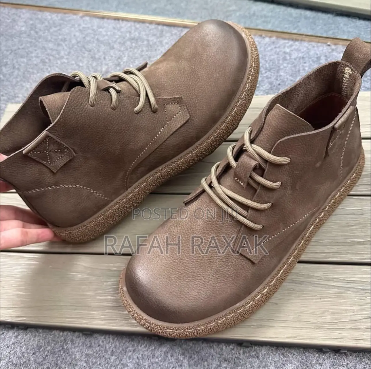 Original Men’S Clarks Milton Ginger Chukka Leather Boots