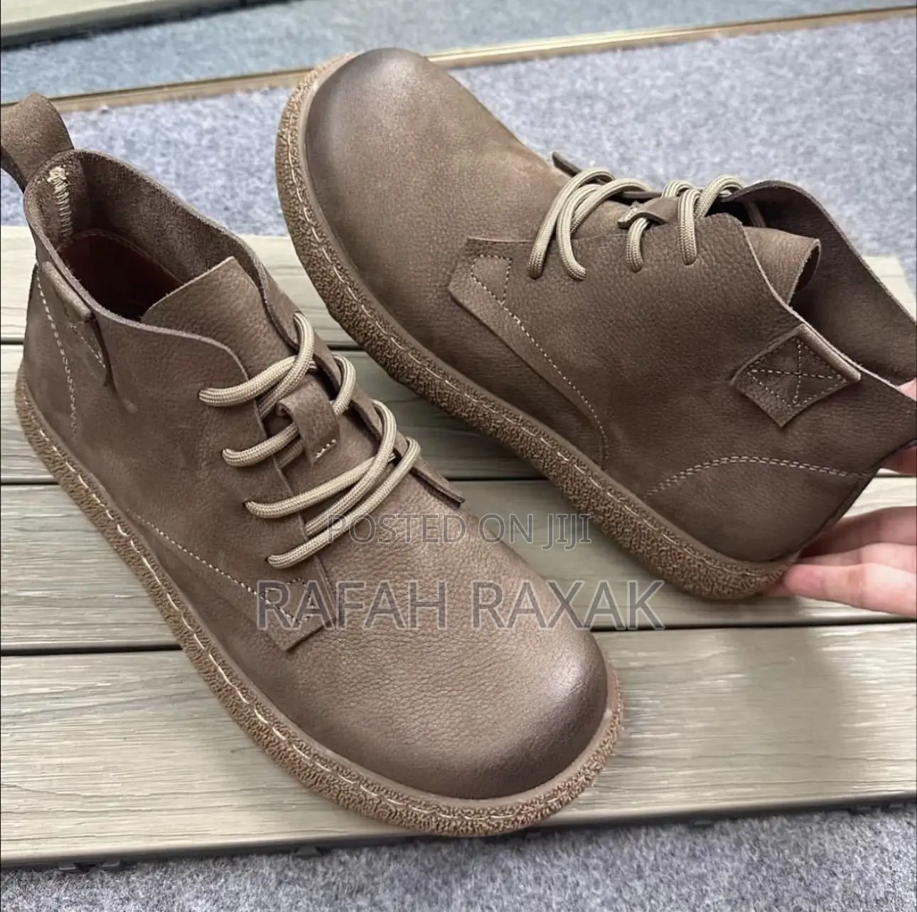 Original Men’S Clarks Milton Ginger Chukka Leather Boots