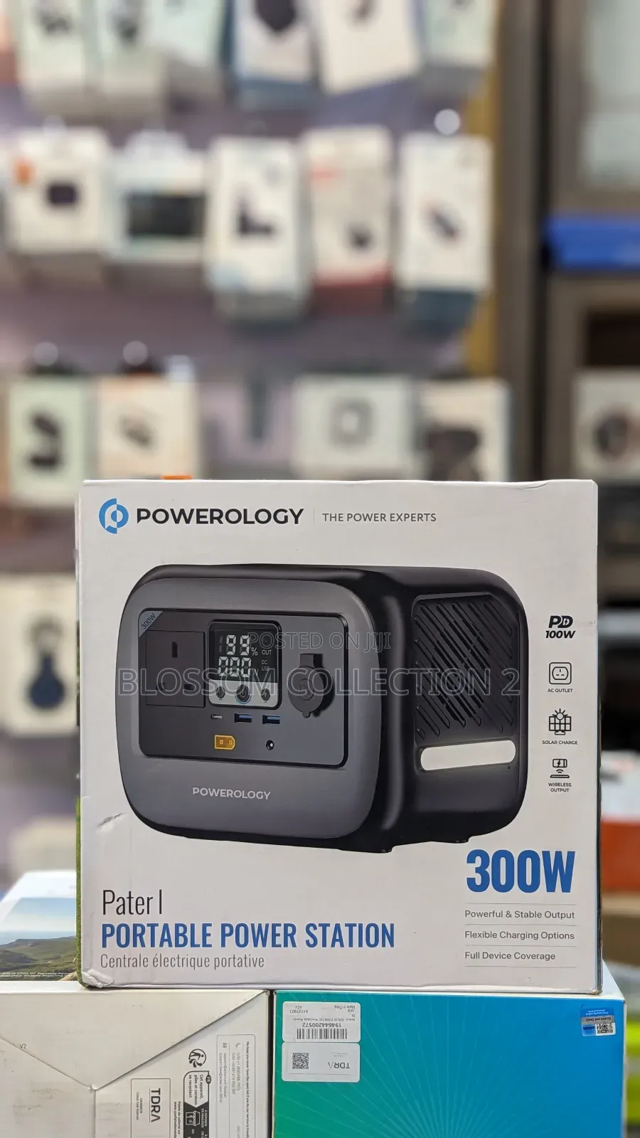 Powerology Pater I Portable Power Station 300w, Generator 236.25wh