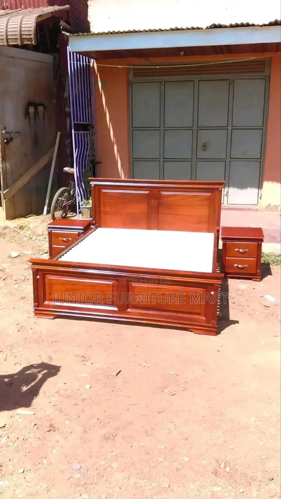 Modern Hardwood Bed
