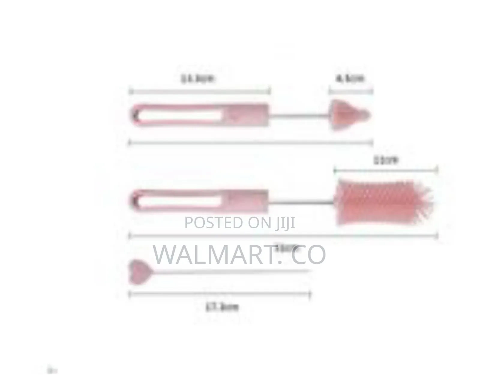 Silicone Bottle Cleaner Brush 3 Piece Set