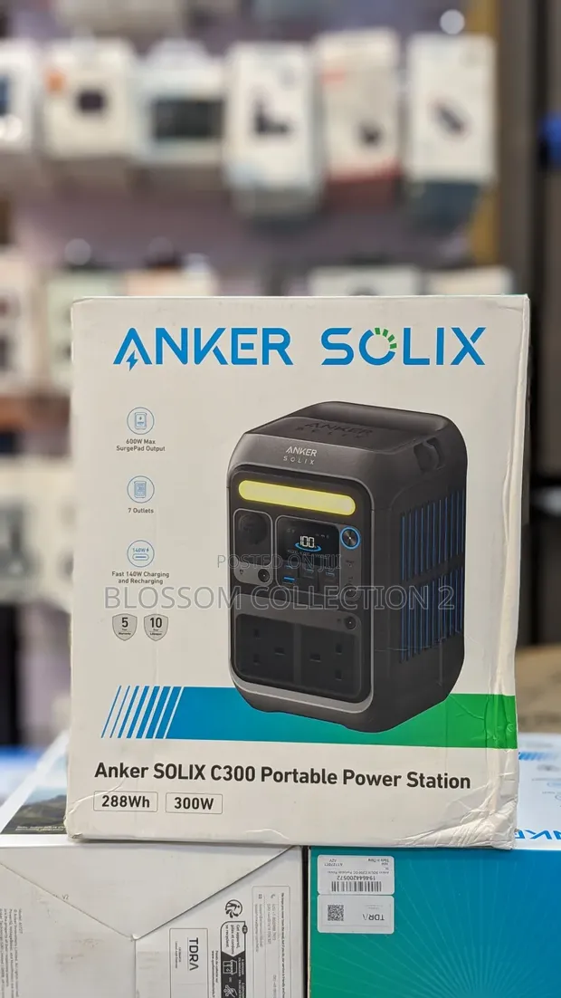 Anker Portable Power Station Solix C300, 288wh Lifepo4 Battery, 300w for  sale - Blossom Collection 2  Price: USh 1,280,000 on Jiji.ug [Central  Division]