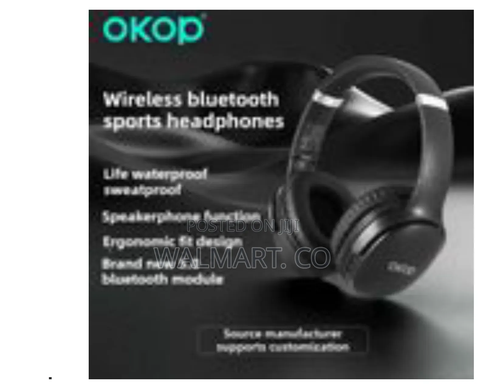 Okop Head Set Bluetooth Noise Reduction Waterproof Headsets