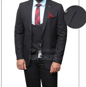 Men's Fit Suit 3-Piece Set - Business Ceremonial
