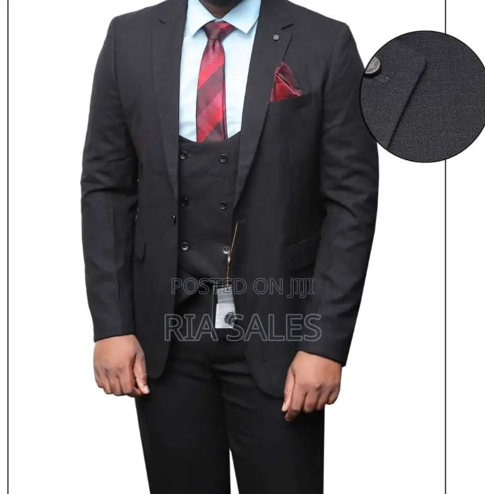 Men's Fit Suit 3-Piece Set - Business Ceremonial