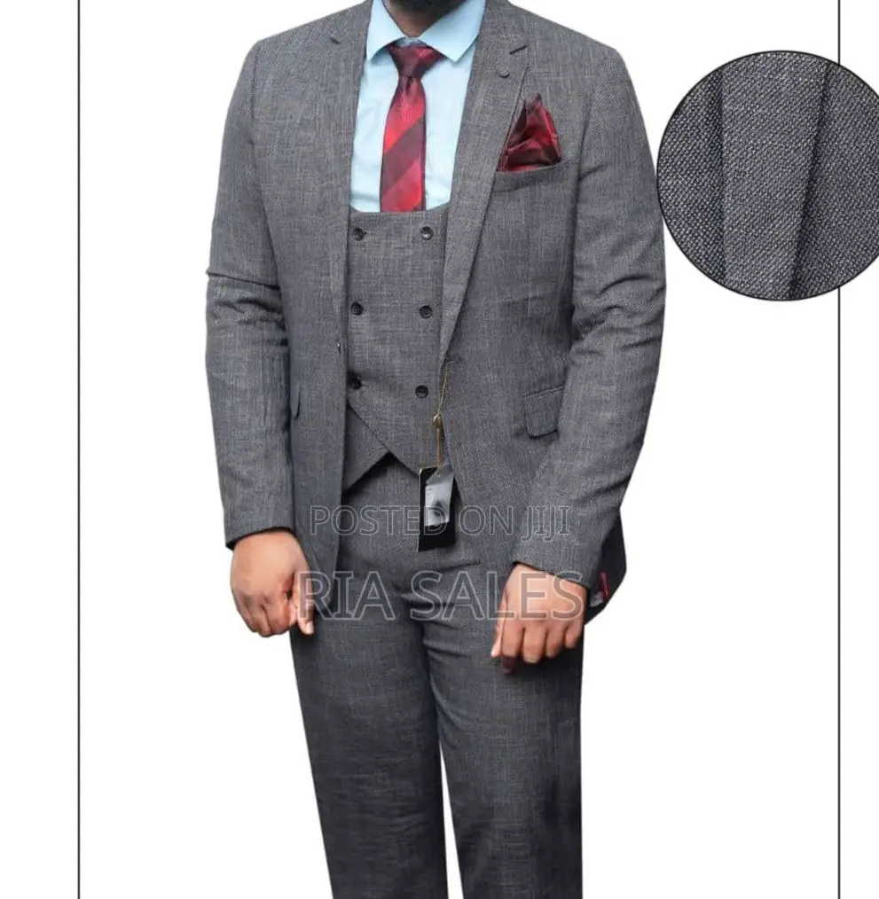 Men's Fit Suit 3-Piece Set - Business Ceremonial