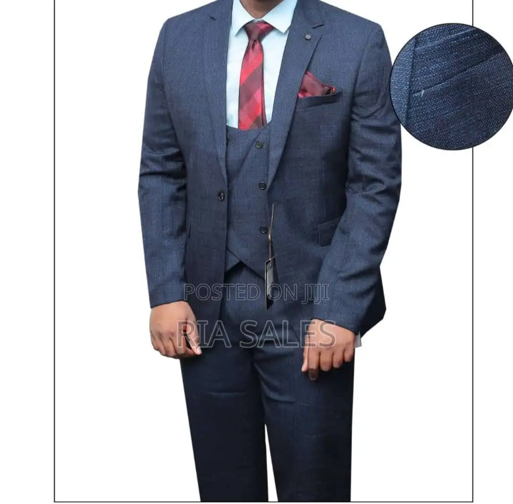 Men's Fit Suit 3-Piece Set - Business Ceremonial
