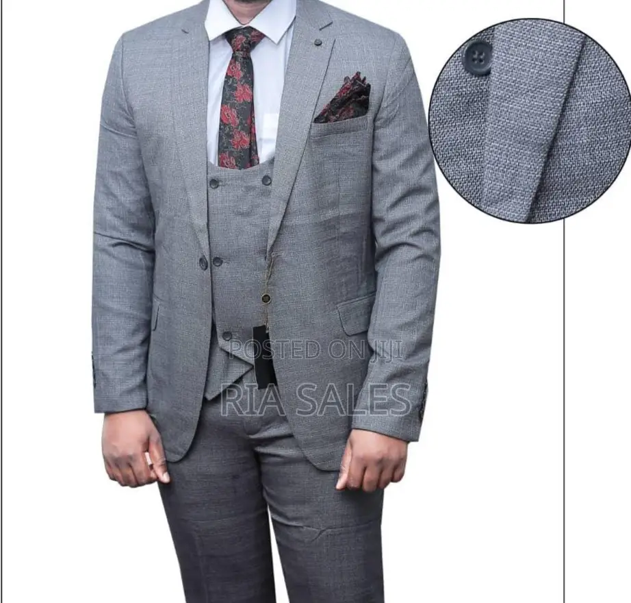 Men's Fit Suit 3-Piece Set - Business Ceremonial