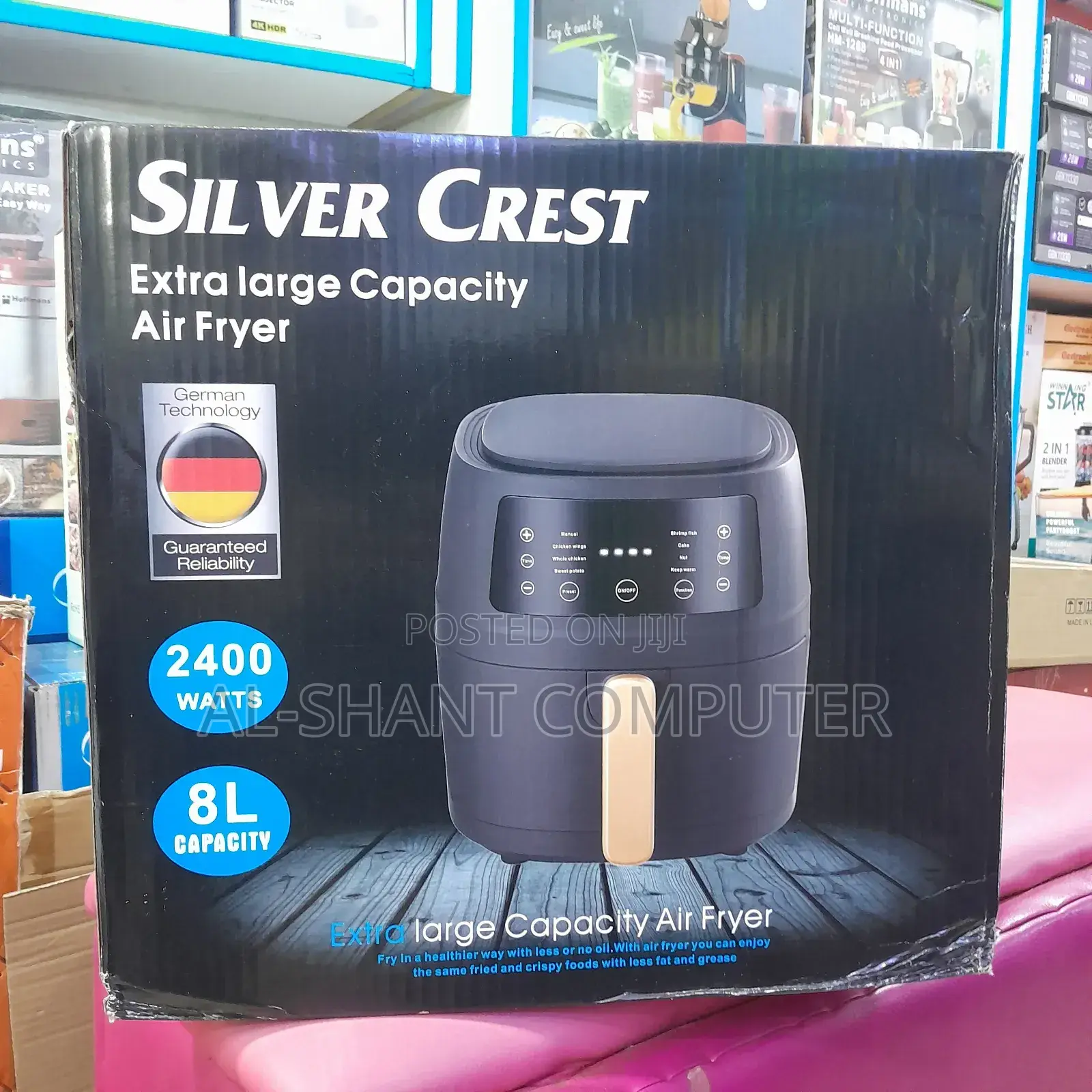 Sliver Crest 8l Air Frier/ Automatic Air Frier