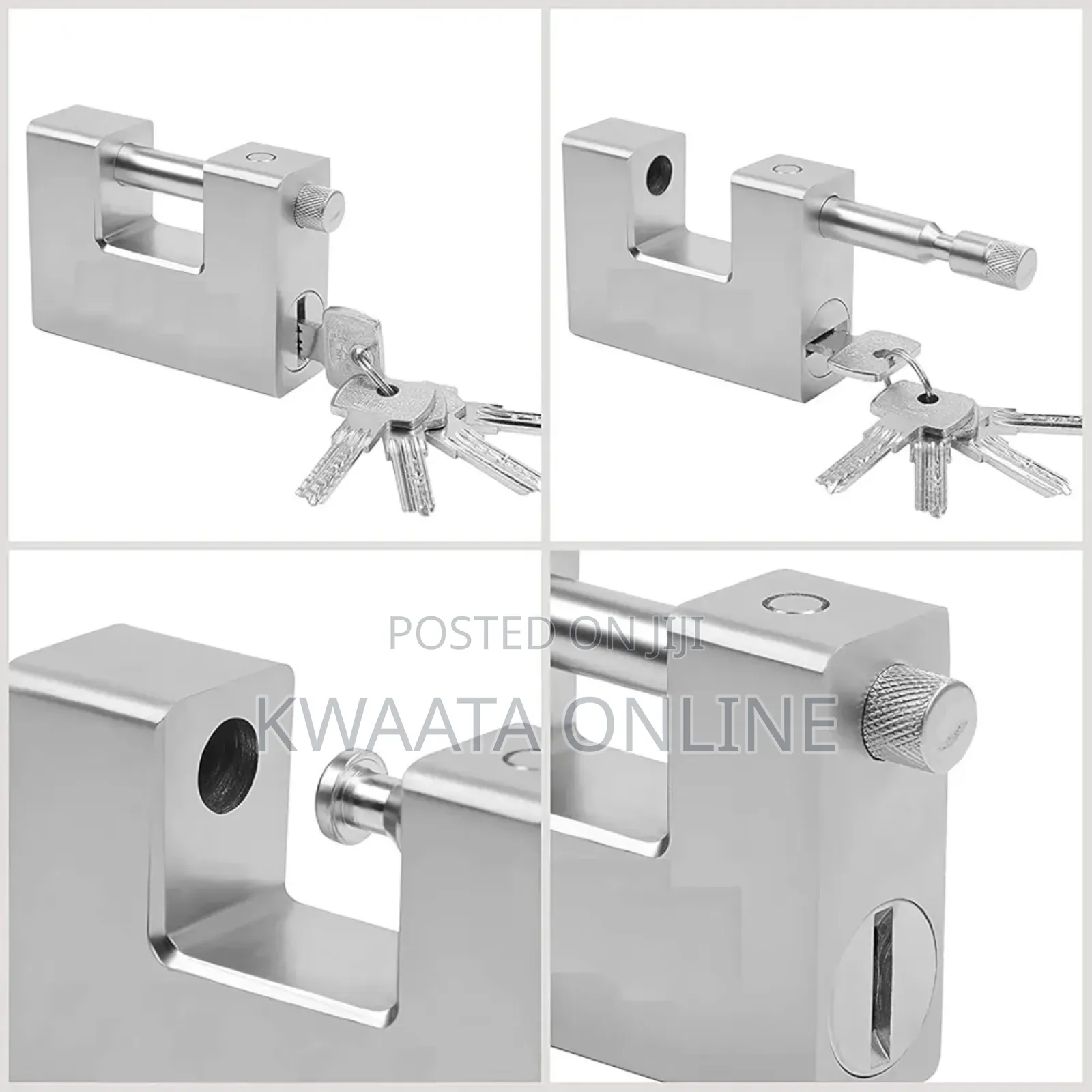 94mm Casa Anti-theft Padlock For Gates And Shutters, 4 Keys
