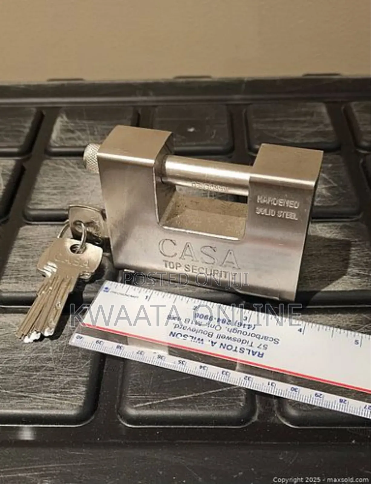 94mm Casa Anti-theft Padlock For Gates And Shutters, 4 Keys