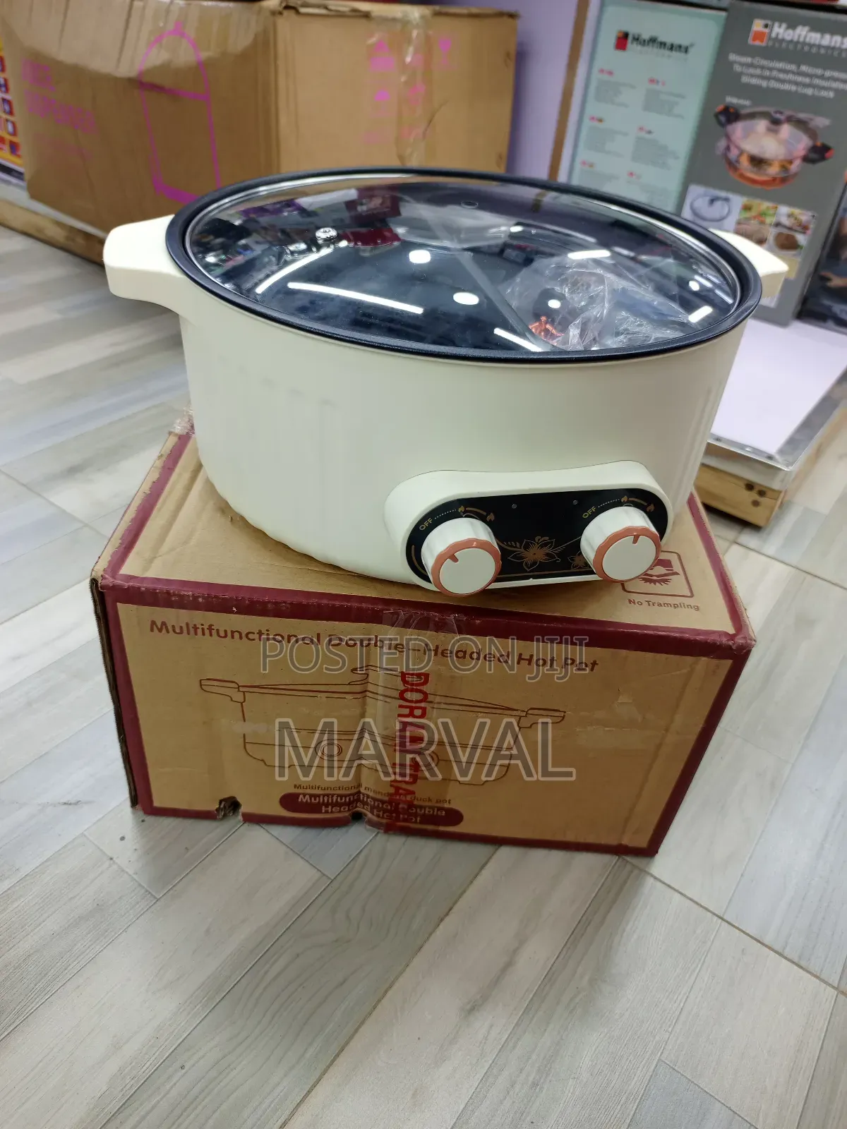 Hoffmans Multifunctional Double Design Electric Hot Pot