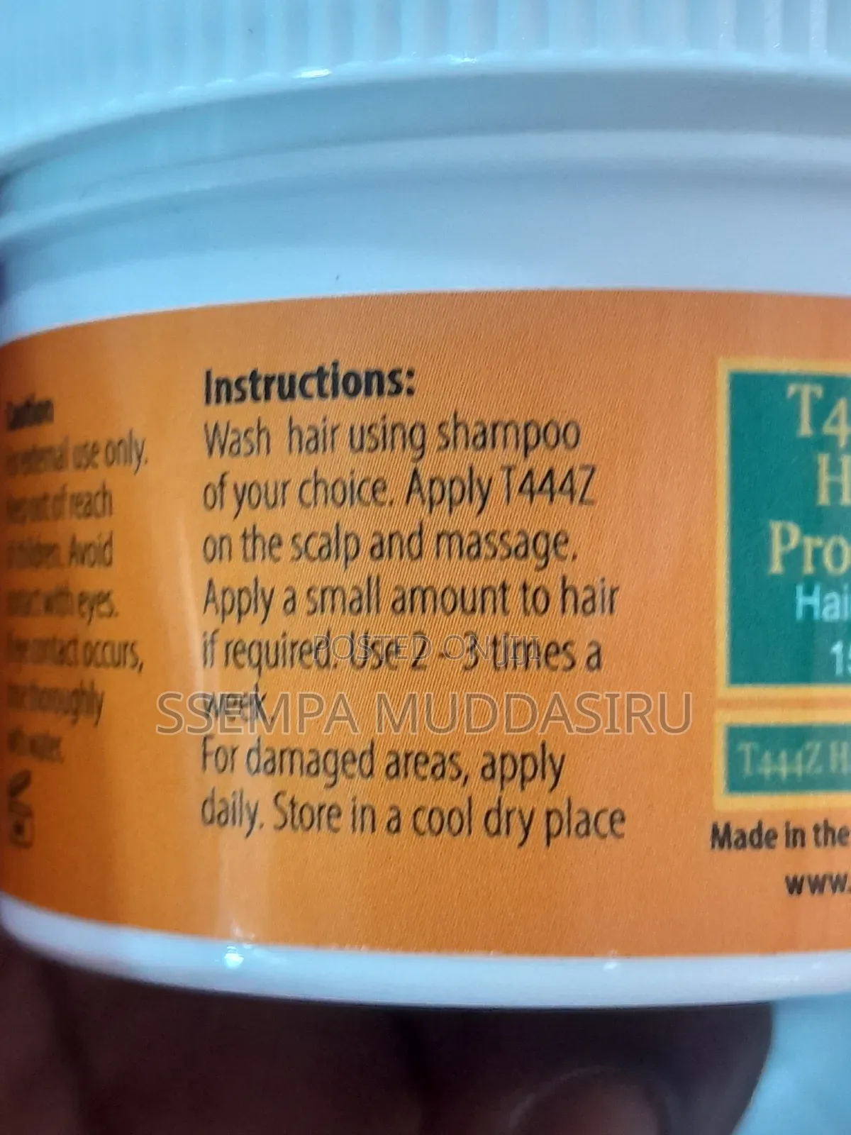 T444 Z Hair Food