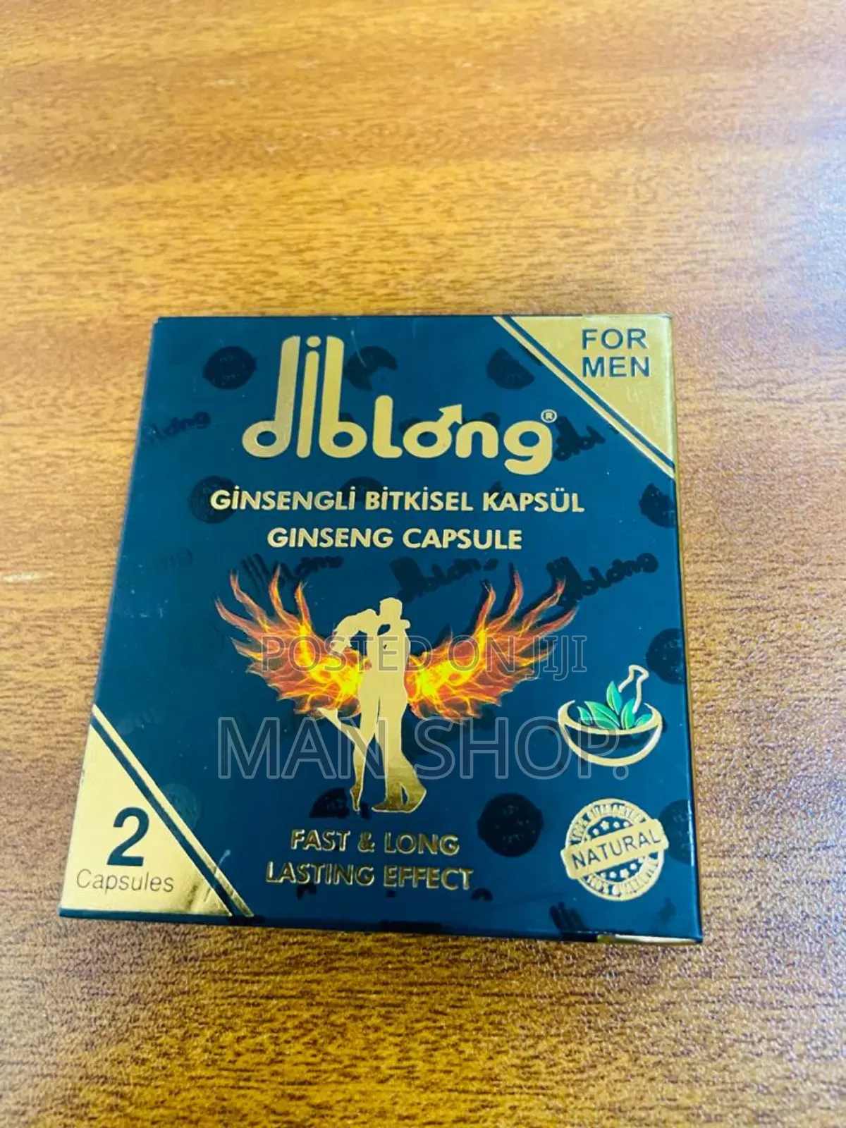 Diblong Ginseng Capsule For Man Power. 2 Tabs Inside
