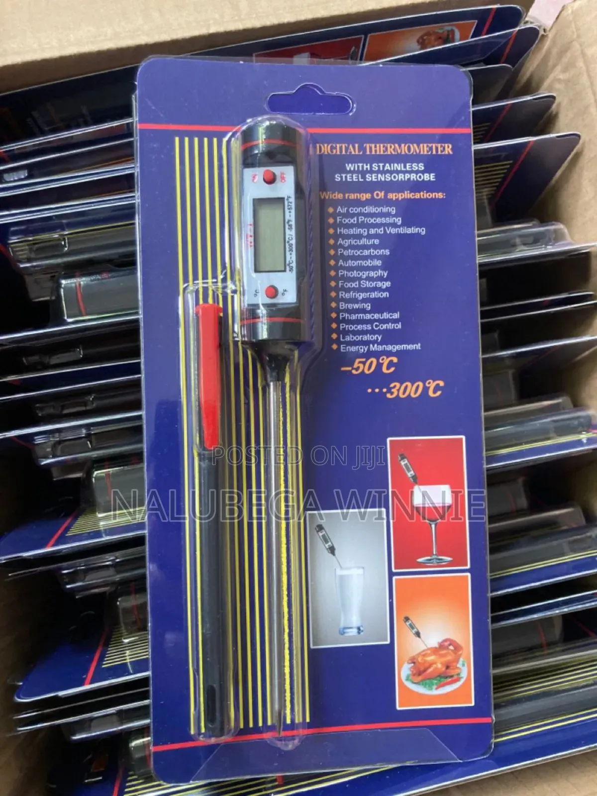 Digital Thermometer With Stainless Steel