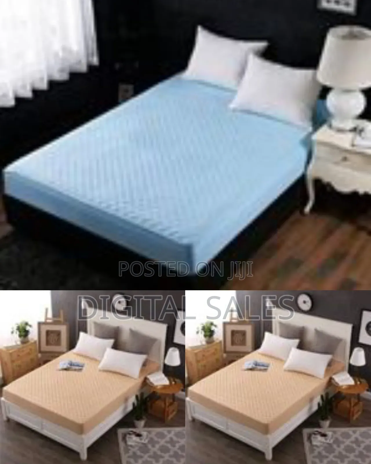 Quilted Fitted Mattress Protector / Pad (180 X 200cm)