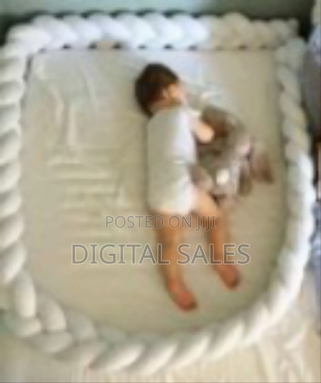 Braided Cot Bumper - Multicolor