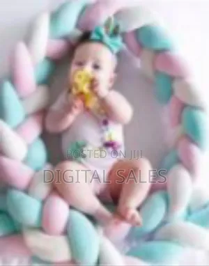 Braided Cot Bumper - Multicolor