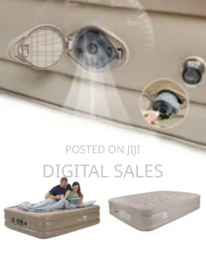 Premium Inflatable Air Mattress With Built-in Pump (190 X90 X 40cm)