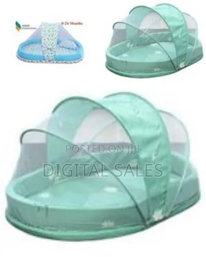 Portable Foldable Baby Bed With Animal Paradise Mosquito Net
