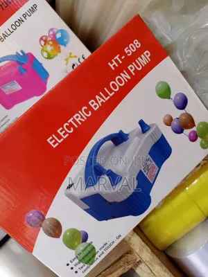 Dual Nozzle Electric Balloon Blower Plastic Air Pump