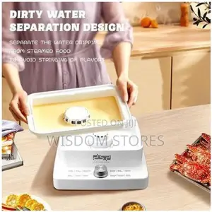 DSP 1300ml 3 Tier Electric Vegetable Food Steamer Cooking Pot- White