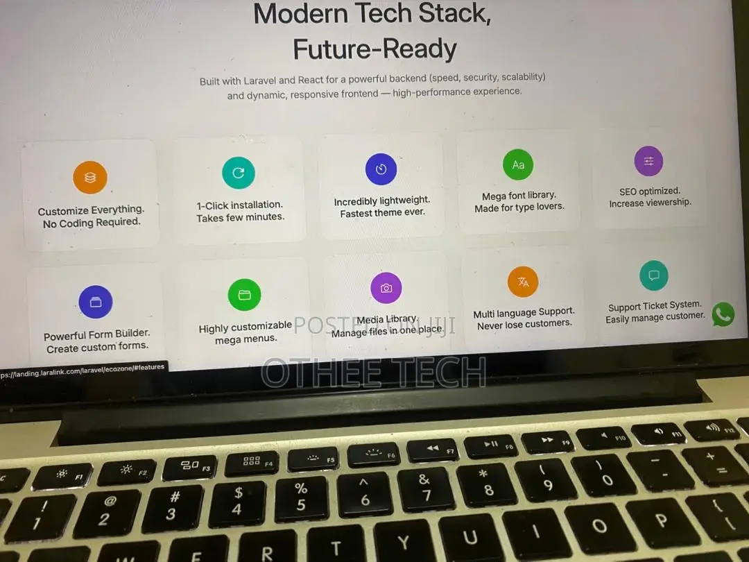 Ecology Environment Laravel CMS With Live Page Builder