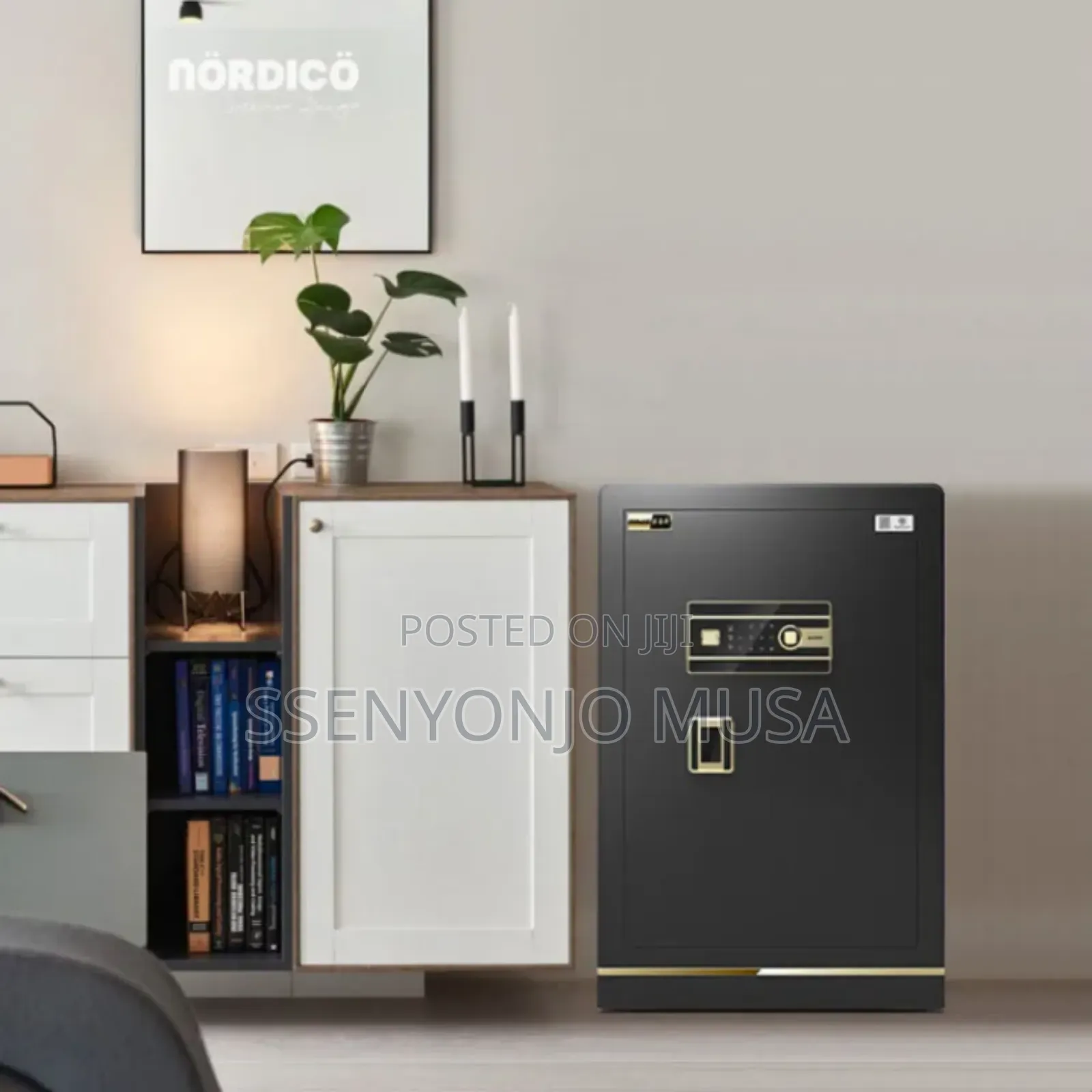 Electric Fireproof Fingerprint Safe Box | Digital Steel Security.