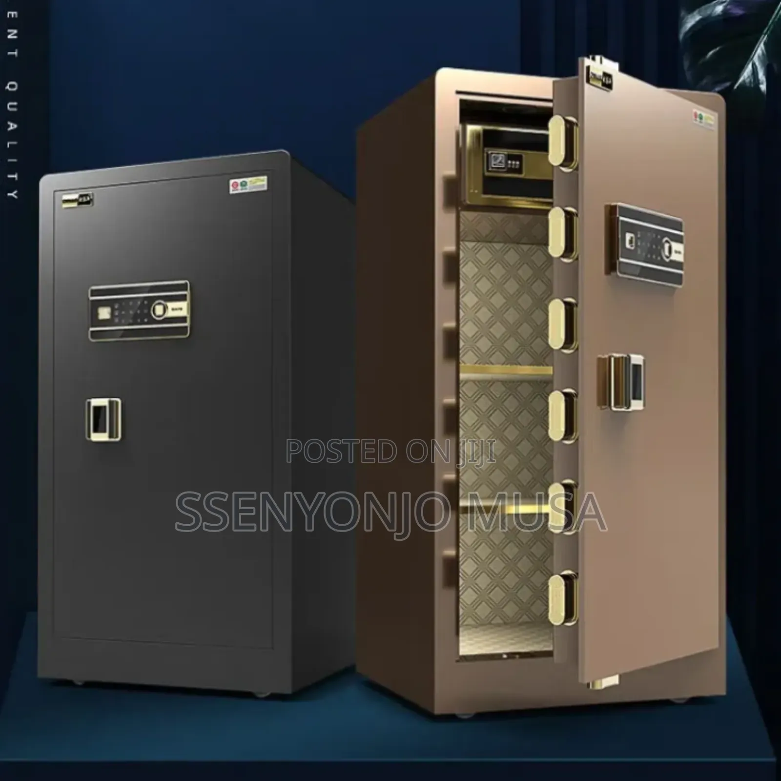 Electric Fireproof Fingerprint Safe Box | Digital Steel Security.