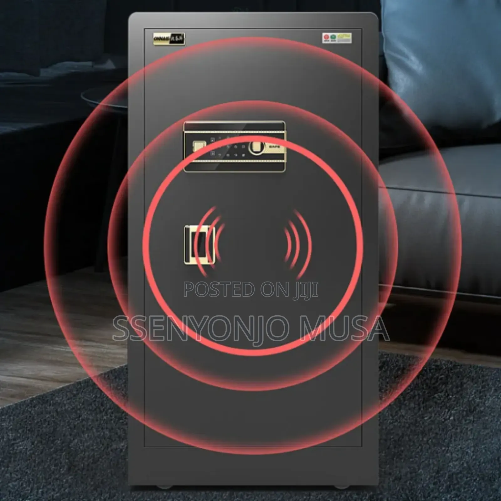 Electric Fireproof Fingerprint Safe Box | Digital Steel Security.
