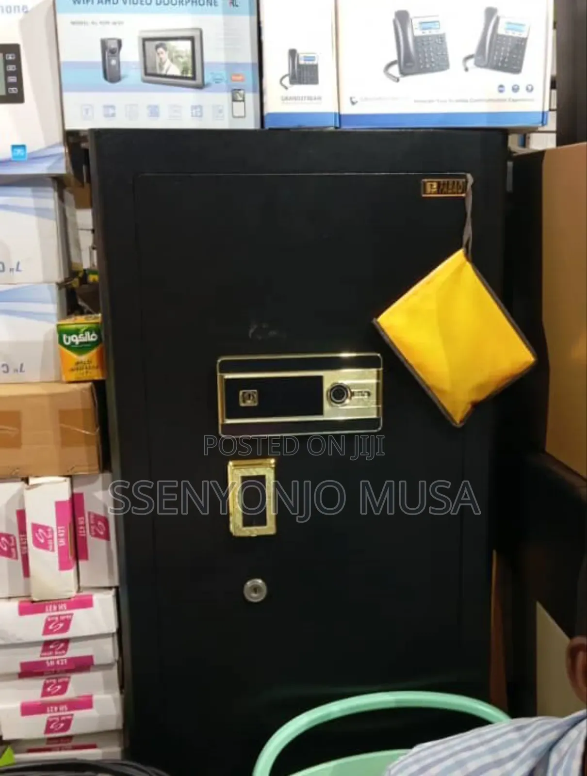 Electric Fireproof Fingerprint Safe Box | Digital Steel Security.
