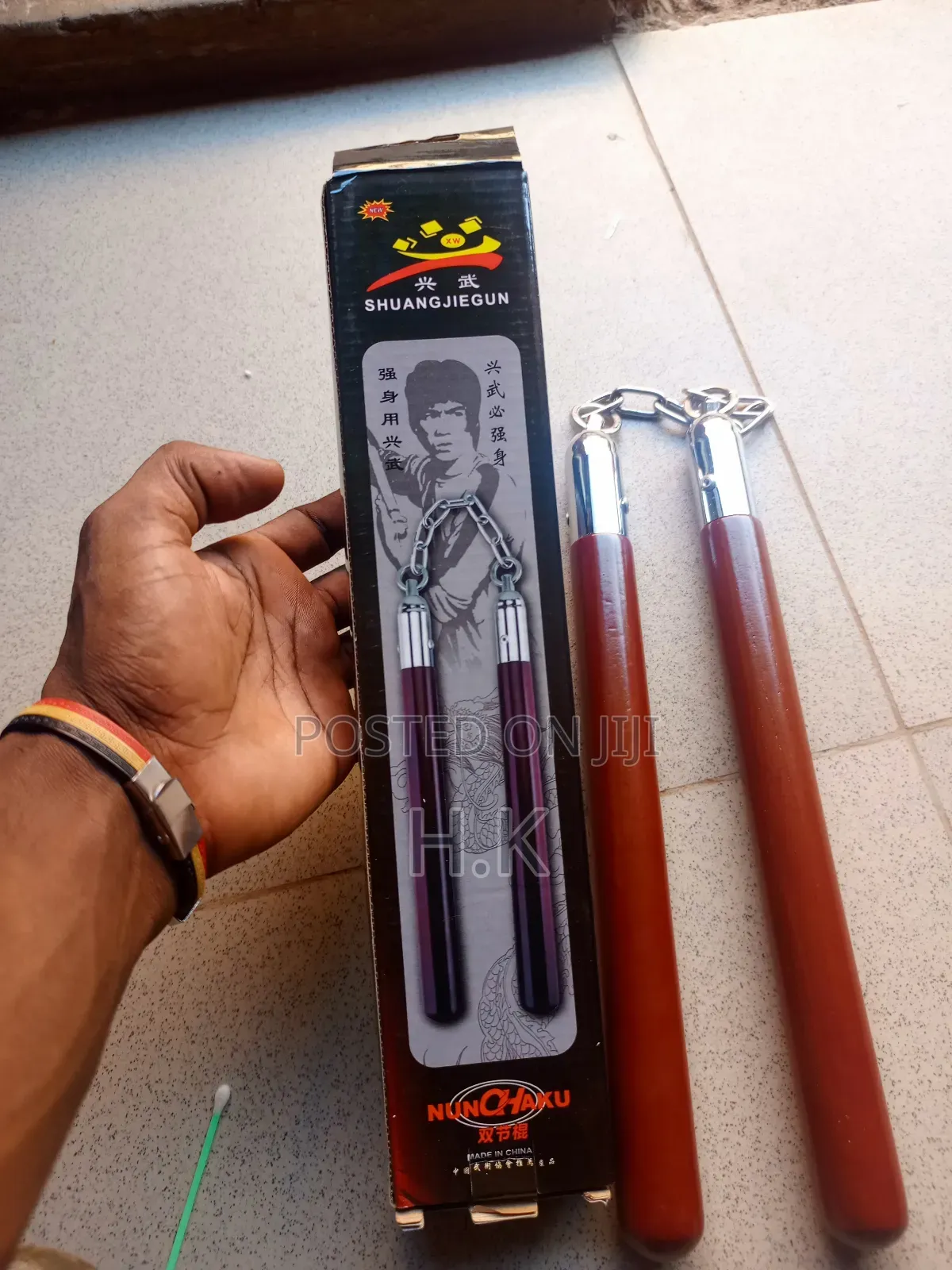Nunchucks.