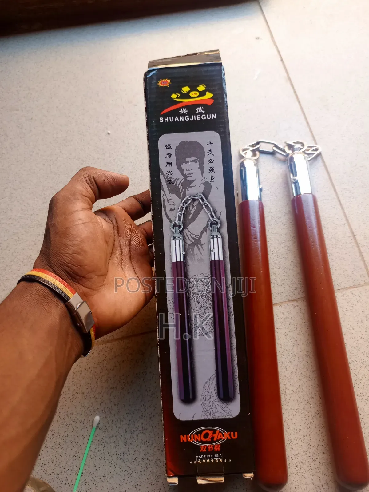 Nunchucks.