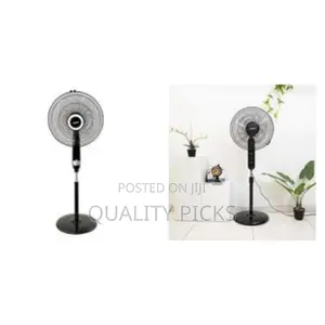 Geepas 16" Stand Fan With Remote Control - Multicolor