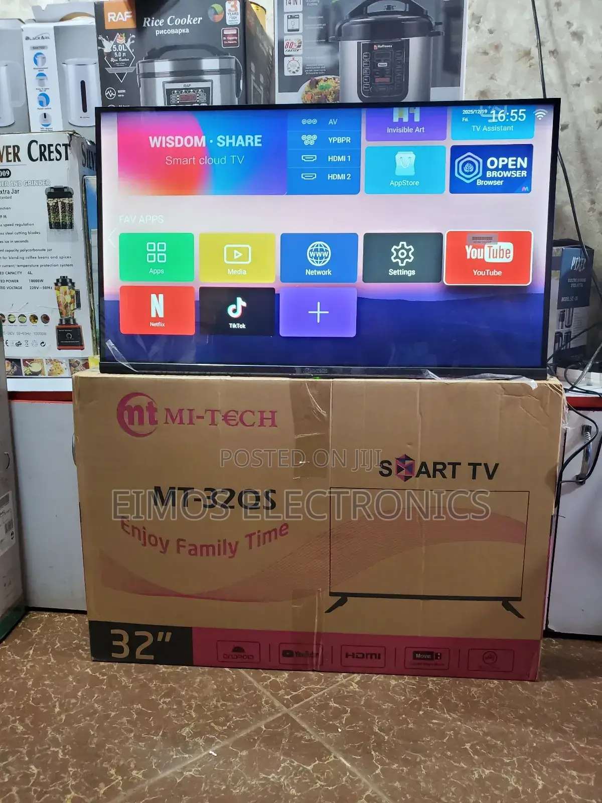 Mitech 32-Inch Android Smart Digital Tv