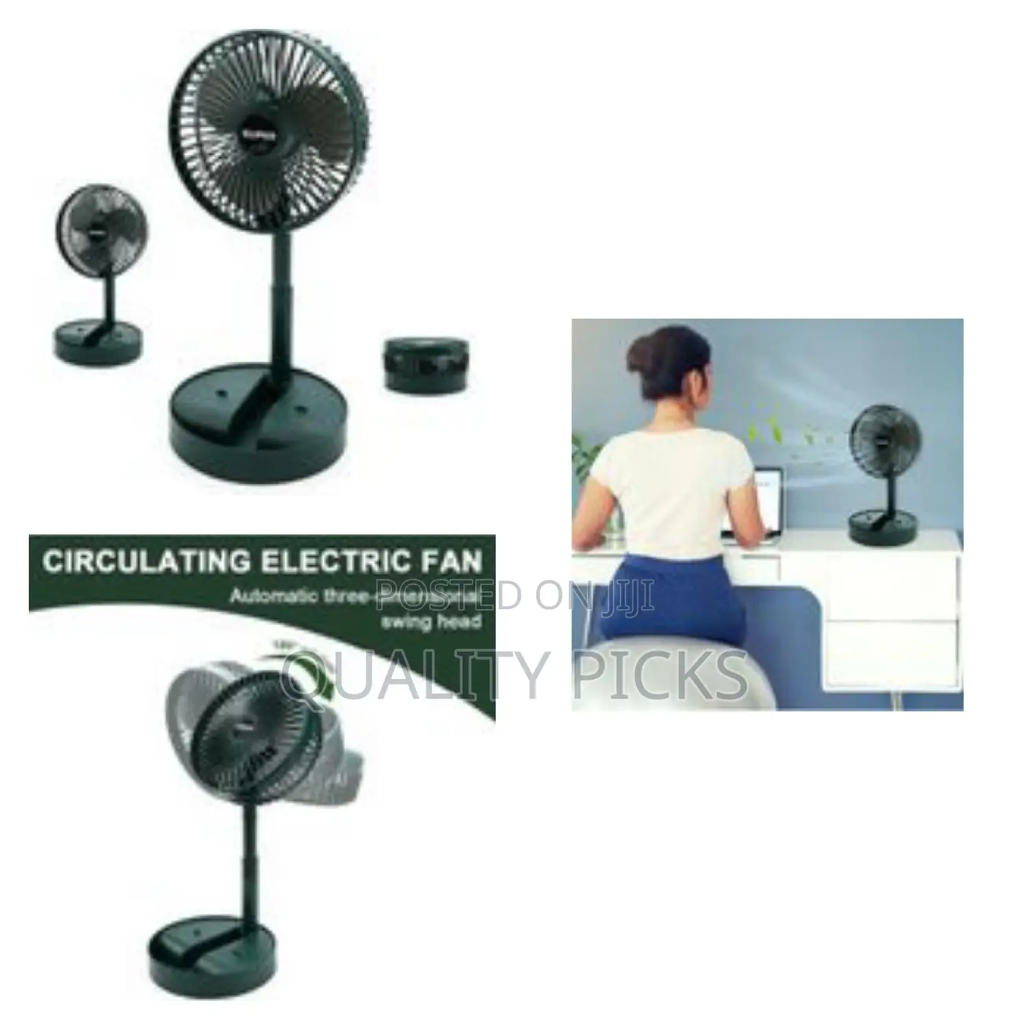 Folding Mini Rechargeable Fan