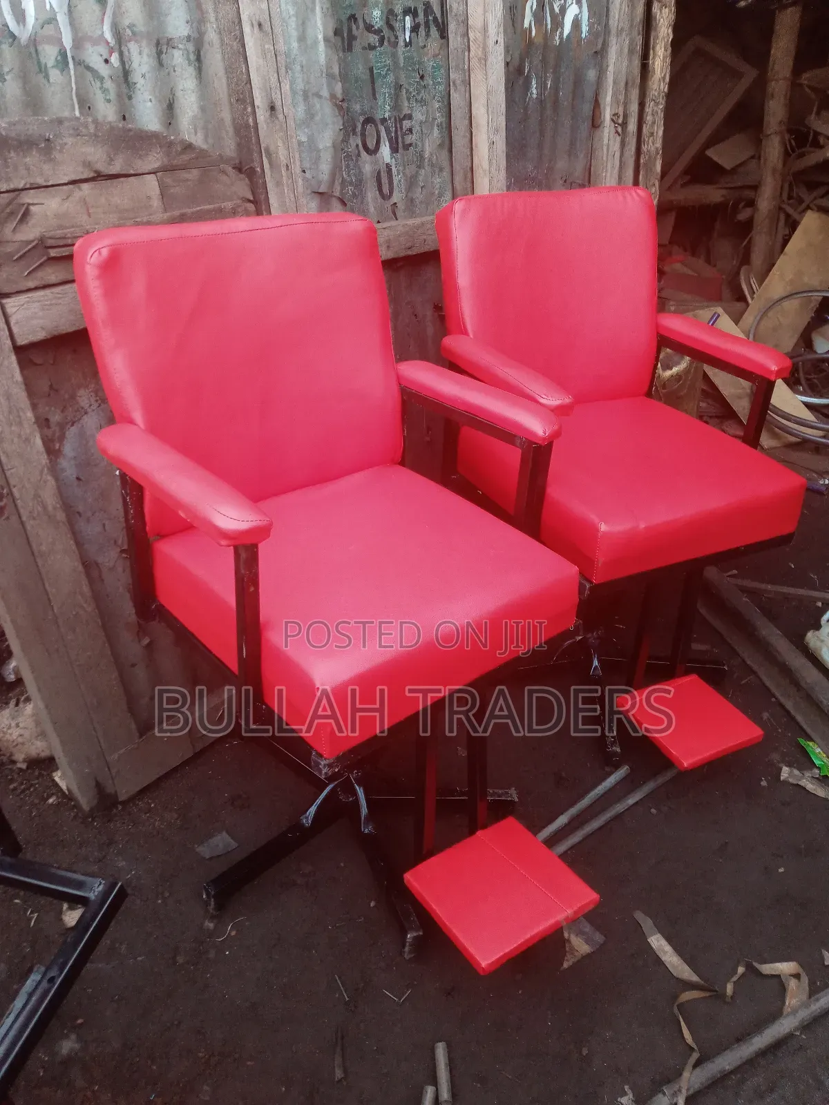 Barber Chairs Red and Other Colors Too