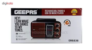 Geepas Rechargeable Radio Ans Music Player