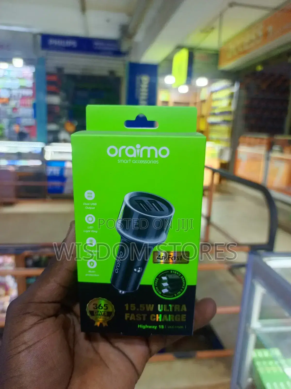 Oraimo Highway 15 Car Charger.