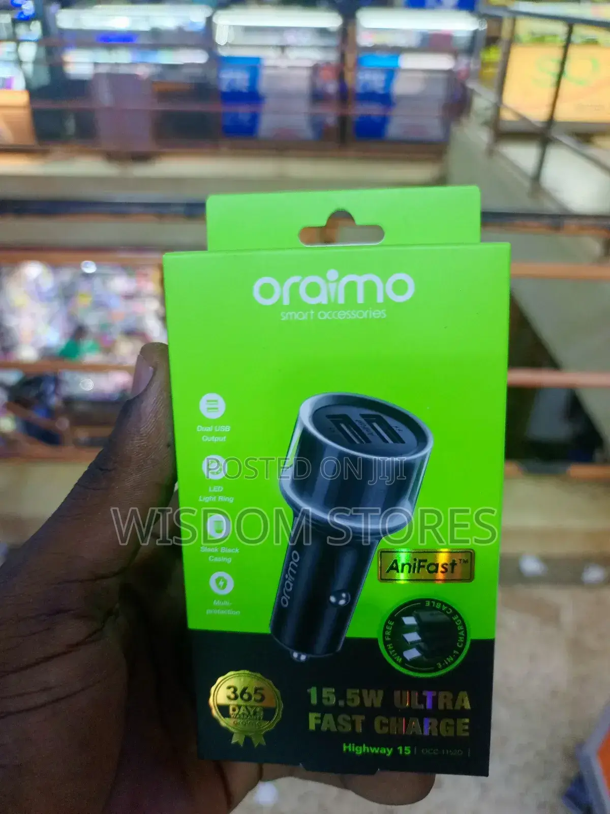 Oraimo Highway 15 Car Charger.