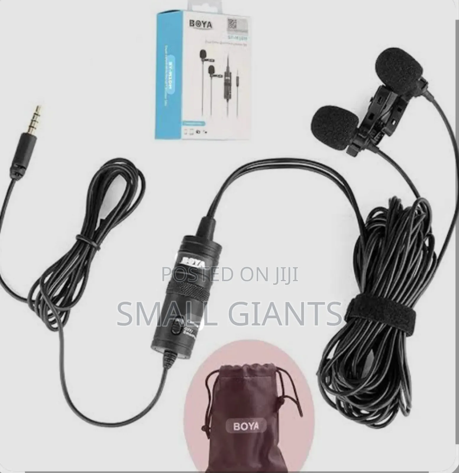 Boya Lapel Double Microphone