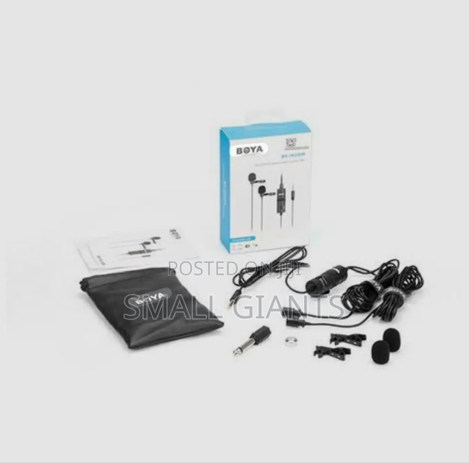 Boya Lapel Double Microphone