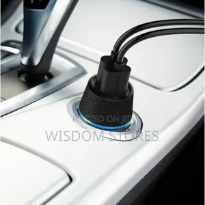 Oraimo Car Charger 2-in-1 Lightning Micro Usb Cable – Black