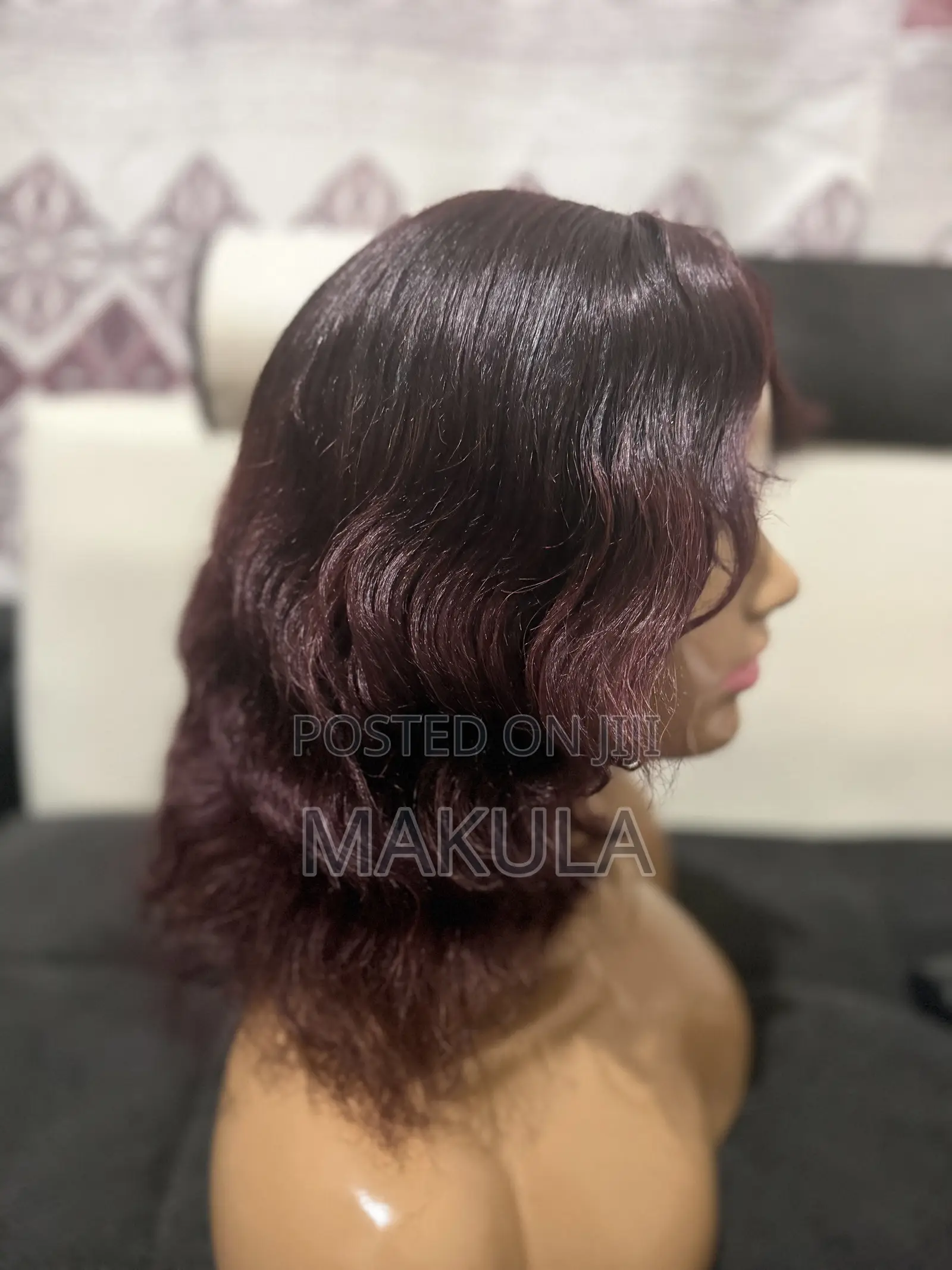Ombré Maroon Wig