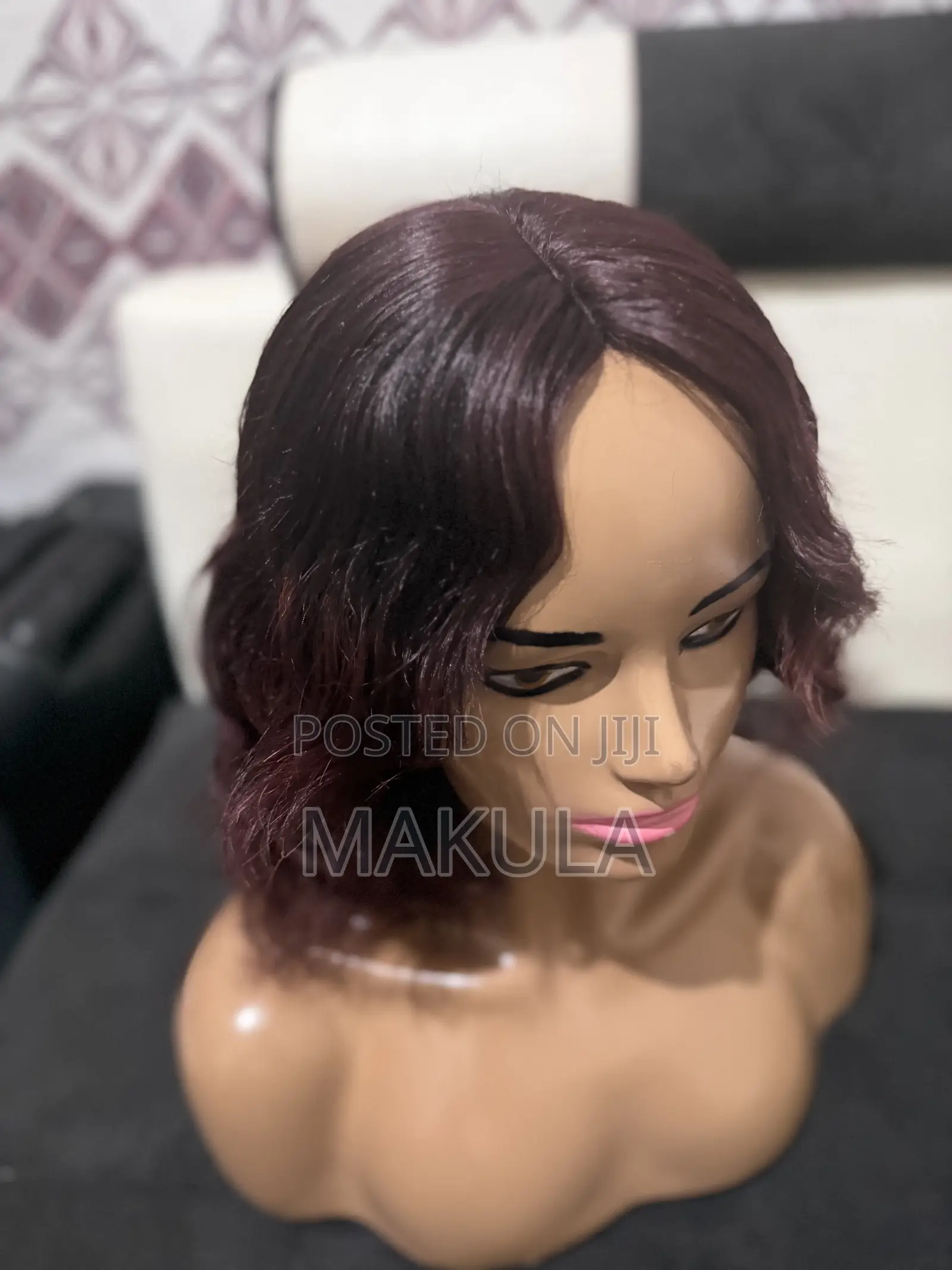 Ombré Maroon Wig